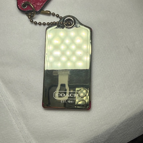 Coach Hangtags Metal or Leather or Mirror or Rings or Clear Heart Bid for Yours - Picture 8 of 16